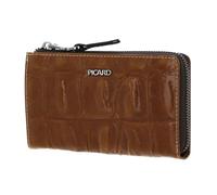 Picard Cuero Monedero Key Largo 1 Zip Wallet Cognac marrón Claro