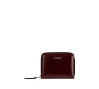 Picard Cuero Monedero Peakline 1 Zip Around Wallet Chianti Burdeos