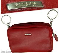 Picard Estuche Para Llaves Bolsa Roja Funda De Cuero