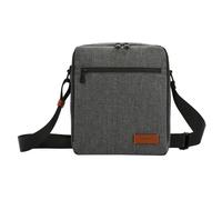 Picard Maletín Go Eco unisex (paquete de 1), gris oscuro, 7x25x21 cm, Bolsa de mensajero textil