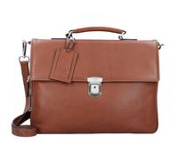 Picard Maletín auténtico de cuero 39 cm marrón