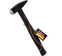PICARD Martillo de cerrajero DIN 1041 400 g | Mango de fibra de vidrio | Mango ergonómico de 3 componentes, brazo vibratorio, calidad profesional para cerrajeros y fontaneros