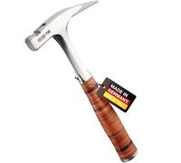 PICARD Martillo de encofrador todo acero DIN 7239 950 g | Mango de cuero de núcleo resistente a la torsión | Peso: 907 g | Ideal para techadores y carpinteros | Fabricado en Alemania