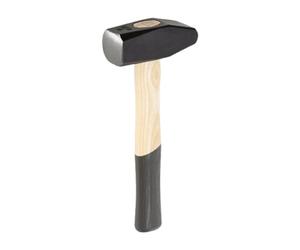 PICARD Martillo de forja forma corta Nr. 1c ES 1250 g | Martillo carpintero artesanal alemán con mango de fresno | Forjado a mano con acero especial | Precisión y control en cada golpe