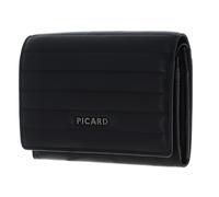 Picard Monedero Evolute 1 Zip Around Wallet Black Negro