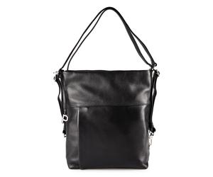 Picard Pure Bolsa de hombro Piel natural 30 cm negro