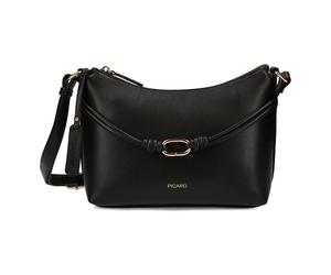 Picard Riviera Bolsa de hombro Piel 25 cm negro