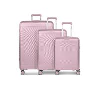 Picard Vienna 4 ruedas Juego de maletas 3 piezas Con asa expansible rosa