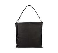 Picard ZOOM - Bolso bandolera para mujer (piel auténtica, tamaño mediano, con cremallera), Negro, talla única