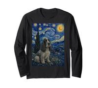 Picardía Spaniel Dog Van Gogh Noche Estrellada Manga Larga