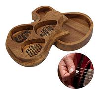 picas De Guitarra, Juego 3 Púas para Guitarra con Caja Acacia Grano Tocar La Pulidas Finas