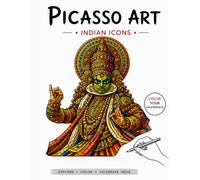 Picasso Art Coloring Book-Indian Icons: Picasso-Style Geometric Art Featuring India’s Culture, Heritage & National Symbols