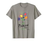 Picasso Flores Dibujo Clásico Arte Gráfico Camiseta