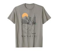 Picasso Peace Dove Nueva York Horizonte Paisaje Urbano Arte Dibujo Camiseta