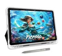 PicassoTab A12 Tableta de Dibujo • No Necesita Computadora, Gran Pantalla Laminada 12" 2K, Apps Pro de Dibujo y Tutoriales, Lápiz Stylus, Independiente y Portátil para Artistas Digitales • A12
