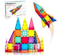 Picassotiles 36pc Malditas magnticas Construccin Construccin Juguete Magnet Ingeniera de bloques de construccin STEM Aprendizaje El desarrollo d