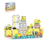 Picassotiles Bloques de construccin de baldosas magnticas Construccin de construccin impresa Conjunto de juguetes con temas de accin de 8 caract