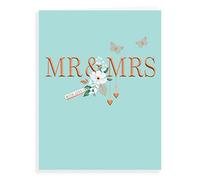 Piccadilly Greetings Avant Garde Studios - Tarjeta de boda clásica, color verde, 20 x 15 cm