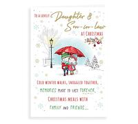 Piccadilly Greetings Group Ltd Avant Garde Studios H95008 - Tarjeta de Navidad para nuera y nuera, 22,86 x 15,24 cm