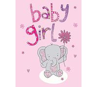 Piccadilly Greetings - Mini tarjeta de felicitación para bebé (80 x 110 mm)