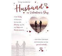 Piccadilly Greetings Photographic Valentines Day Card Husband - 10 x 7 inches, A50274