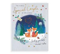 Piccadilly Greetings Piccadilly Greetings - Tarjeta de Navidad para pareja (20,3 x 15,2 cm), diseño de pareja especial