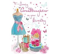 Piccadilly Greetings Regal Publishing C80183 - Tarjeta de cumpleaños para nieta (22,86 x 15,24 cm)