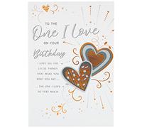 Piccadilly Greetings Regal Publishing C80751 - Tarjeta de felicitación de cumpleaños (22,8 x 15,2 cm), color gris