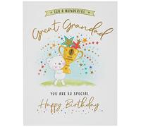 Piccadilly Greetings Tarjeta de cumpleaños moderna para abuelo, verde, 8 x 6 pulgadas