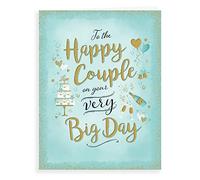 Piccadilly Greetings - Tarjeta Felicitacion Boda, Tarjeta de boda (20,3 x 15,2 cm)
