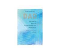 Piccadilly Greetings Tarjeta Felicitacion del día del padre, mensaje de sentimiento para papá, 9 x 6 pulgadas