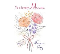 Piccadilly Greetings Tarjeta para el día de la madre con texto en inglés Lovely Mum, 20,3 x 15,2 cm
