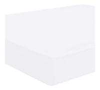 PICCOCASA Impermeable Colchón Protector con Cinco-Caras TPU Capa Silencioso Colchón Almohadilla Cubierta Microfibra Poliéster Colchón Profundidas hasta 14" Blanco Rey