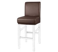 PiccoCasa Paquete de 1 Funda para Taburete de Bar, Fundas Impermeables para sillas de Comedor para el hogar, Cocina, Comedor, Pub, mostrador, Piel sintética, Funda Protectora Suave extraíble para