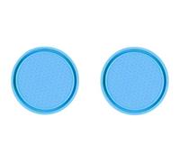 Piccodos Posavasos Coche para Citroen C3-XR 2019-2023, Silicona | Alfombrilla Portavasos Protector | Textura Panal Antideslizante | Lavable Antipolvo | Reducción Ruido Consola Central