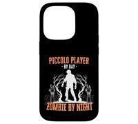 Piccolo Player by Day Zombie by Night, Divertida música de Halloween Carcasa para iPhone 14 Pro