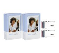 Piceioep 1/2 / 5 Cajas de fotográfico Reemplazo para Impresora fotográfica CP2100 Conveniencia de impresión de Acabado Mate con Respaldo y Creativo a Prueba de Agua