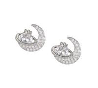 Piceioep 1 par de Accesorios de Clip de Oreja de aleación con de Estrella de, Dije para Auriculares para FreeClip 1 2 Auriculares, Accesorios de Clip para Oreja para Mejorar Sonido, Elegante Dije