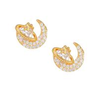 Piceioep 1 par de Accesorios de Clip de Oreja de aleación con de Estrella de, Dije para Auriculares para FreeClip 1 2 Auriculares, Accesorios de Clip para Oreja para Mejorar Sonido, Elegante Dije