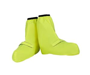 Piceioep 1 par de tacos para calzado de ciclismo con diseños impermeables de caña Cierre elástico Fácil de usar Características nocturnas reflectantes Cubrezapatos para ciclismo