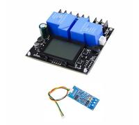 Piceioep 10A / 30 a 10V-110V Coulómetro de Cambio automático de energía Monitor de batería Medidor de Voltaje para Fuente de alimentación ininterrumpida Módulo de Estructura de Seguridad