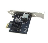 Piceioep 10Gbps PCIE4.0 1X RJ45 Gigabit Servers Tarjeta de Red RTL8127AT Chip Soporte de Perfil bajo para Accesorios de de Escritorio Tarjeta Ethernet para Juegos