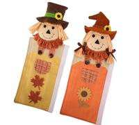 Piceioep 2 uds Fundas para manijas de refrigerador Protectores de manijas de Tela decoración de Acción de Gracias para Protectores de Agarre de Puerta de refrigerador y congelador Lavables
