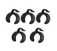 Piceioep 5 Abrazaderas de fijación de Cables de Datos para Equipos Profesionales, micrófonos, trípodes, teléfonos Inteligentes, organizadores de Cables de diámetro Interior de 20 mm o 25 mm