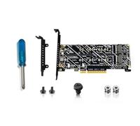 Piceioep Adaptador NVMe PCIe 5, 0, Tarjeta NVME M, Tarjeta de expansión de Doble bahía para 2230, 2242, 2260, 2280, 22110, expansión PCIE Doble