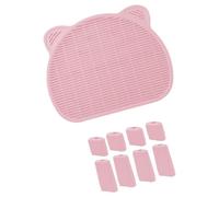 Piceioep Alfombrilla para atrapar para Gatos, Capa para prevenir derrames y atrapar, Paso para Bandeja de para Gatos domésticos, Alfombrilla de Doble Capa