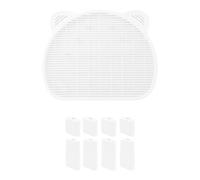 Piceioep Alfombrilla para atrapar para Gatos, Capa para prevenir derrames y atrapar, Paso para Bandeja de para Gatos domésticos, Alfombrilla de Doble Capa