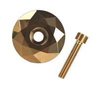 Piceioep Auriculares de aleación de Aluminio para Bicicleta de montaña, con Perno para Tubo de Horquilla, Cubierta de Auriculares para Bicicleta de montaña