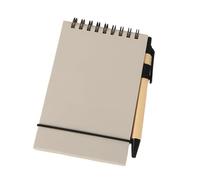 Piceioep Bloc de notas compacto con cierre elástico de doble bobina, 50 páginas, uso diario para tomar notas, cuaderno de 3x4, 5 pulgadas