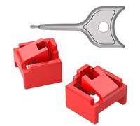 Piceioep Bloqueadores de Puertos de Red ABS RJ45 con Llave, Bloqueo de Puerto RJ45 para Equipos de TI de Oficina, gestión de Cables de Seguridad, Bloqueo de bloqueadores de Polvo